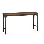 AC-50165 ToastyWooden Console Table with Harley Metal Finish